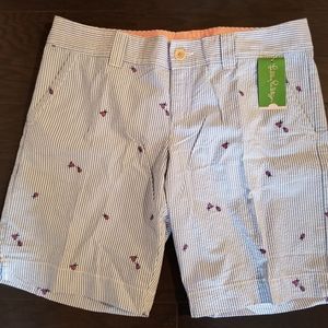 NWT Lilly Pulitzer Resort Bermuda Ladybug Shorts